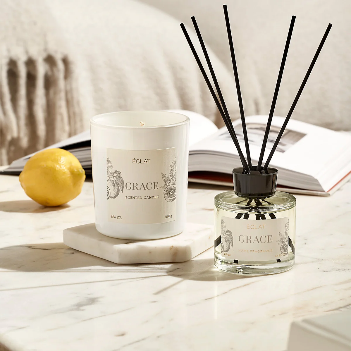 ÉCLAT Grace Soy Wax Scented Candle - Image 3