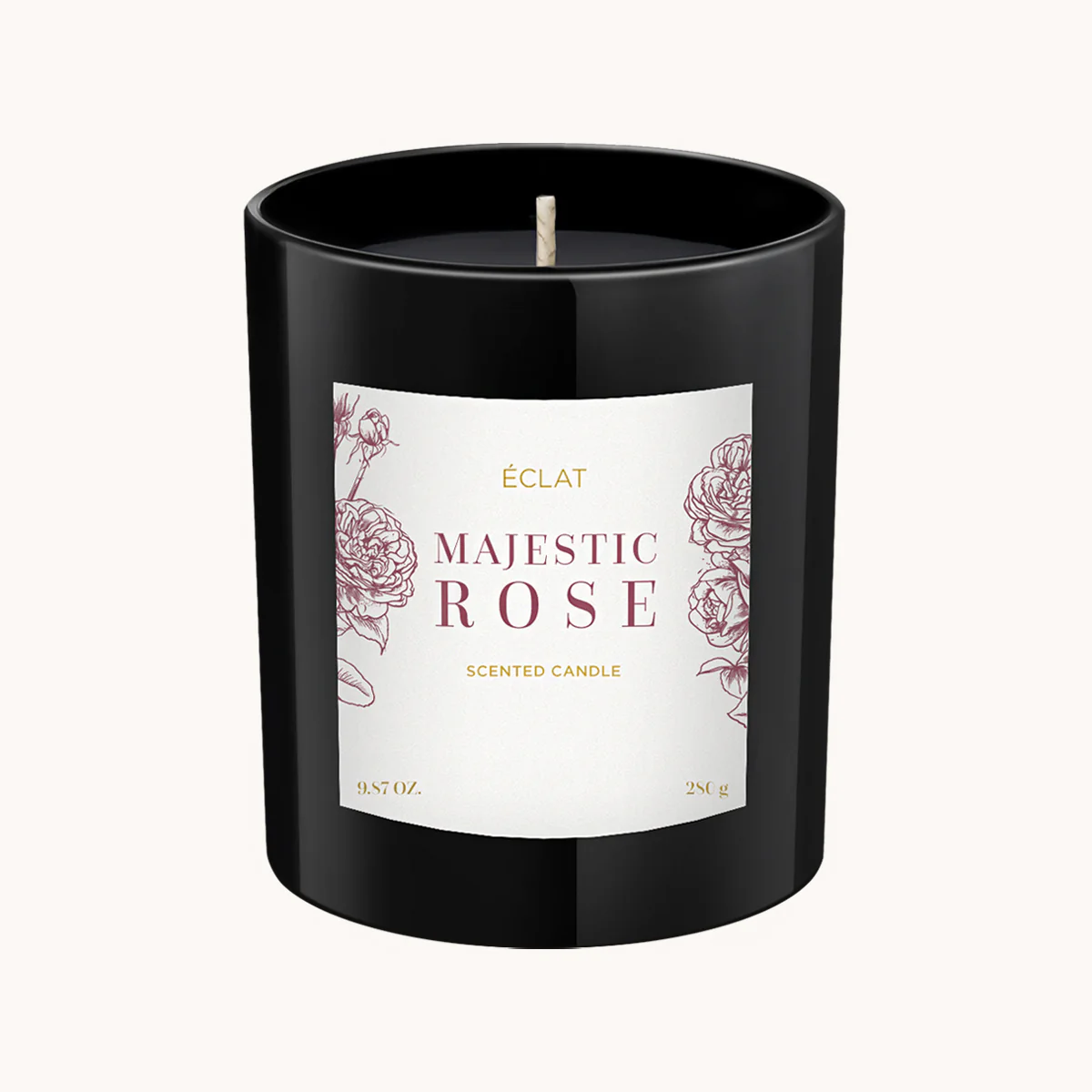 ÉCLAT Majestic Rose Soy Wax Scented Candle
