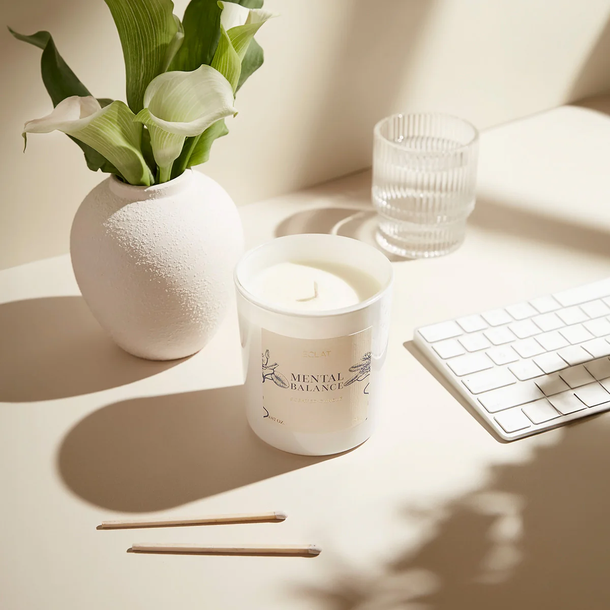 ÉCLAT Mental Balance Soy Wax Scented Candle - Image 2