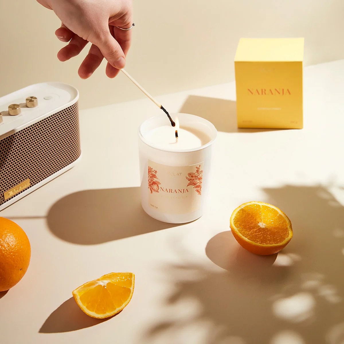 ÉCLAT Naranja Soy Wax Scented Candle - Image 2