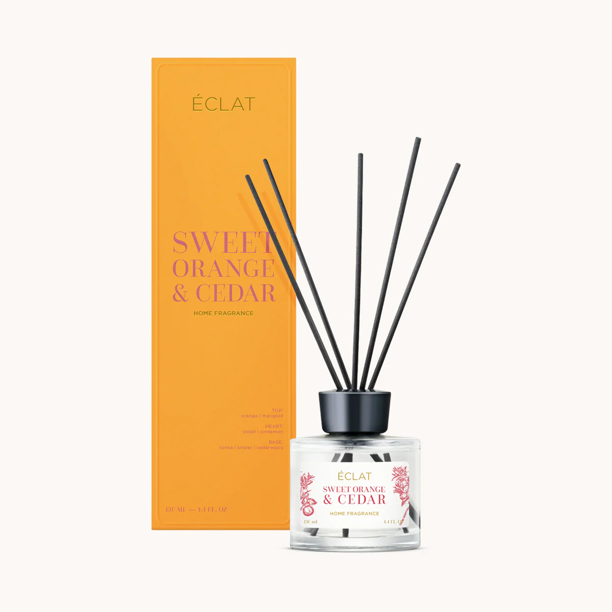 ÉCLAT Sweet Orange & Cedar Room Fragrance Sticks